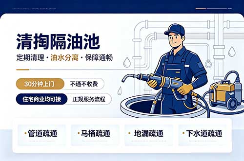 户县清掏隔油池